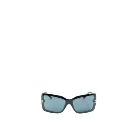 Chanel Vintage Pre-owned Plast solglasgon svart, Dam Vintage Accessoarer, Dam, Storlek: ONE SIZE
