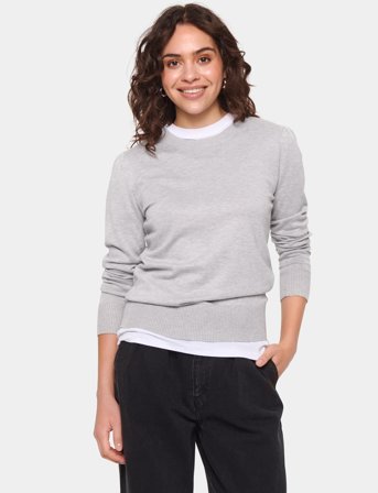 Saint Tropez Milasz Pullover - Grey - XS