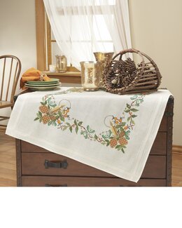 Mitteldecke Hagenbutten mit oder ohne Garn