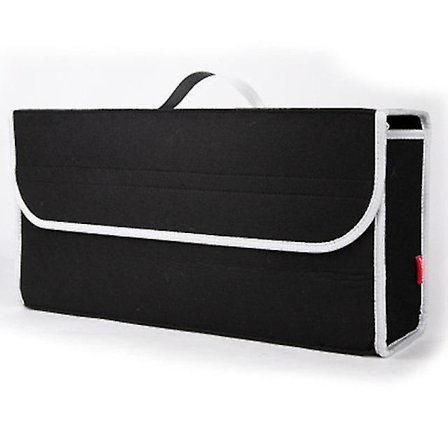 Bil Oppbevaring Reiseveske Myk Ullfilt Bil Bagasjerom Organizer Bil Oppbevaringsboks Veske Brannsikker Stuing Ryddig Pakke Teppe Verktøy