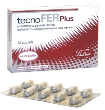 Tecnofer Plus 20 Capsule - Integratore di Ferro Potenziato