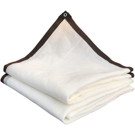 Skyggeduk, 90% Hvit Solnett Solnett Solskjerming Skyggeduk UV-bestandig Nett for Hage Blomst Plante for Drivhus Baldakiner (Størrelse :