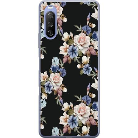 Sony Xperia 10 III Lite Genomskinligt Skal Blommor