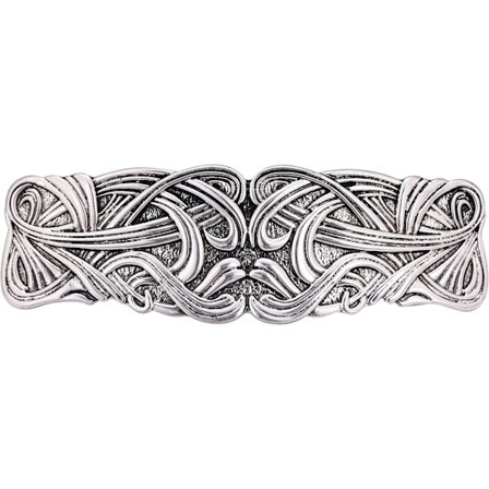 Vintage Hårspänne i Metall med Keltisk Knutemönster