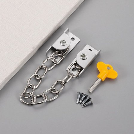 Ikkunan turvasalpa Ketjun suojalukko 2 2