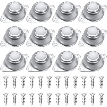 Pallopyörät Huonekalupyörät, 12 Kpl Pienet Nailonpallolaakerirullat