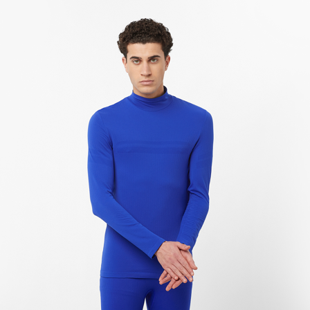 Salomon - Premières couches hauts Vêtements Sntial Warm Ls Top M - Surf The Web