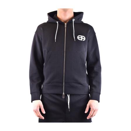 Emporio Armani, Sweatshirts Zwart, Heren, Maat:L