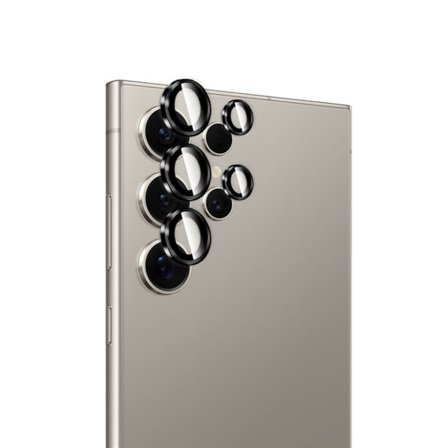 Puro Individual karkaistu lasi takakameraan Samsung Galaxy S26 Ultra - mustat kehykset