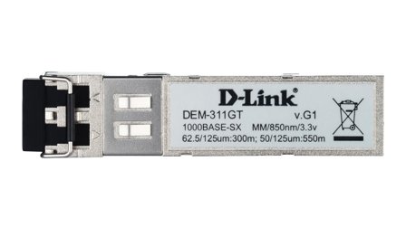 D-LINK DEM 311GT - SFP (mini-GBIC) transceivermodul - 1GbE