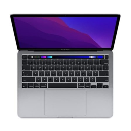 MacBook Pro Touch Bar 13'' M1 8Go 256Go SSD 2020 Grå - Återvunnen - Skick: Okej - Refurbished Grade C - Swedish keyboard
