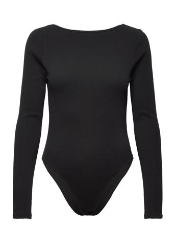 Drewgz Ls Bodystock Body Bodysuit Sort Gestuz