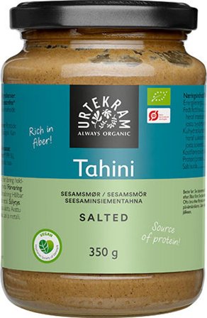 Urtekram Tahin m. salt Ø 350 g, Helse & Madvarer, Smørepålæg, Tahin
