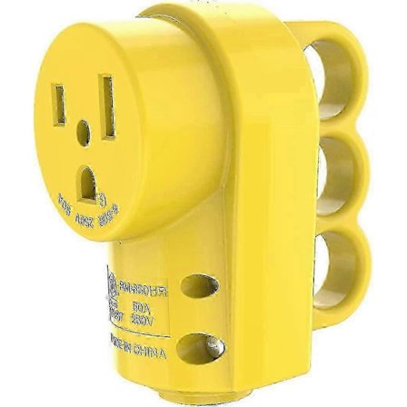 6-50r Stikdåse, 250 Volt 50 Amp Han, 6-50r Svejsereplacementsstik