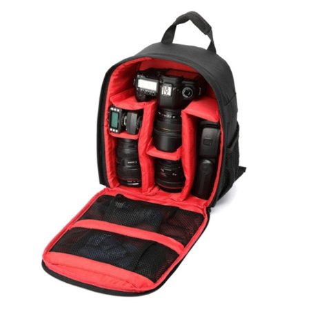 INDEPMAN DL-B012 Bärbar utomhus sport ryggsäck kameraväska för GoPro, SJCAM, Nikon, Canon, Xiaomi Xiaoyi YI, Storlek: 27,5 * 12,5 * 34 cm