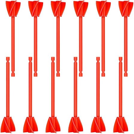 12 st Epoxyblandare Fäste för Borr Helix Färgblandare Återanvändbar Hartsblandare Färgrörare Dr [DB]