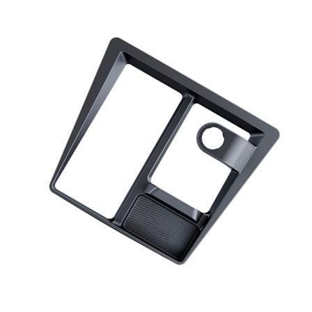 Effektive trådløse opladere ABS-opladningsplatform Integreret trådløs opladningsbakke Velegnet til køretøjers midterkonsol