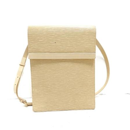 Louis Vuitton Vintage, Pre-owned Leather Shoulder Bag Beige, Dames, Maat:ONE Size