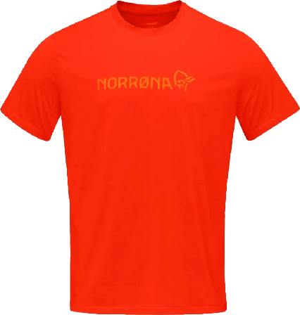Norrøna Men's Norrøna Tech T-Shirt Men Short sleeved fitness sweater Orange M
