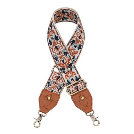 2 tum bred broderi handväska Rem Gitarr Style Axelrem