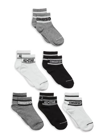 Wordmark Crew 6Pk Socks & Tights Socks Musta Converse