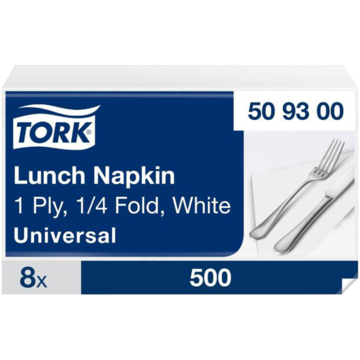 SERVIETT 1-L HVIT 32,5X32,5CM*