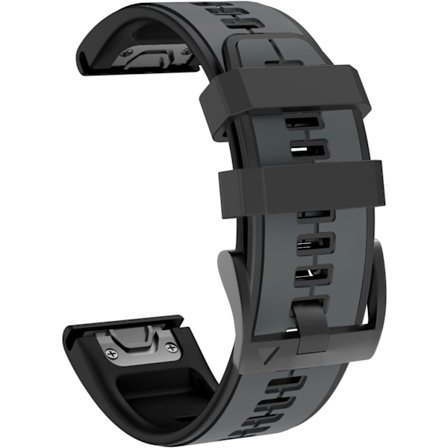 Rem for Garmin Fenix 7/Fenix 6/Fenix 5/EPIX 2, Quick Fit 22mm Silikon Klokkereim for Approach S60/S62, D2 Delta, Forerunner 935/945