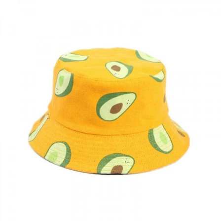 Sammenfoldelig fiskerhat, let fiskerhat, udendørs fiskerhat, sommer, rejser, strand, fiskerhat dame (gul)