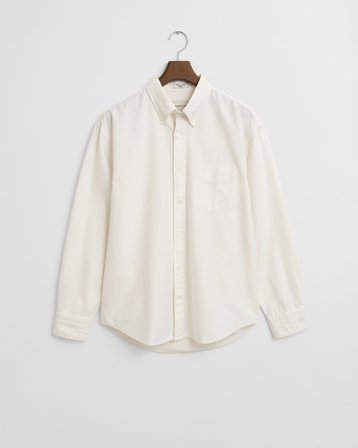 GANT Herren Relaxed Fit Heritage Oxford-Hemd (L) Weiß
