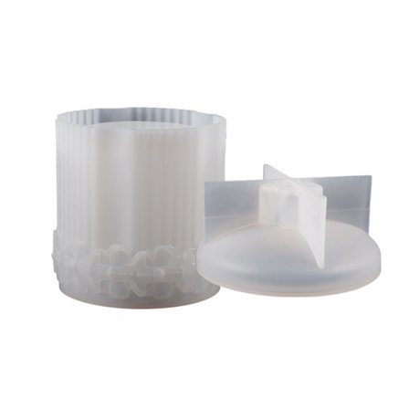 Randig blomkruka Form DIY Flower Storage Box Craft