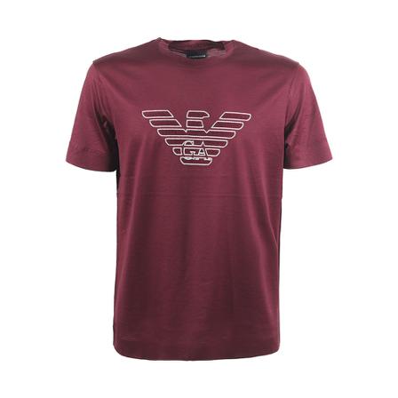Emporio Armani, T-Shirts Czerwony, Mężczyzna, Rozmiar: M