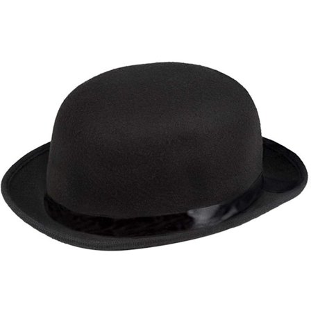 Bowlerhatt, for voksne, Hodeplagg, Kostyme, Karneval, Tema