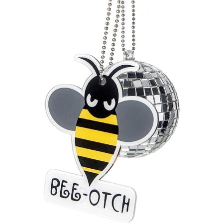 Fashion Bumblebee Bilophæng Dekoration Ornament Hængende Gave Bakspejl Tilbehør Auto Interiør Dangle