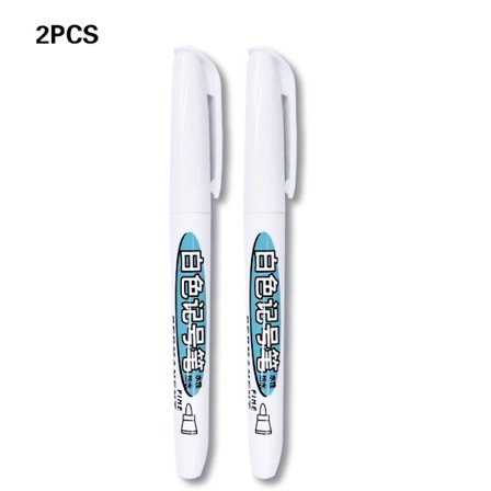 1/6 st Oljig Vit Markeringspenna Graffiti Pennor Vattentät Permanent Gel Penna Däckmålning Anteckningsbok Däckmönster Miljövänlig Penna