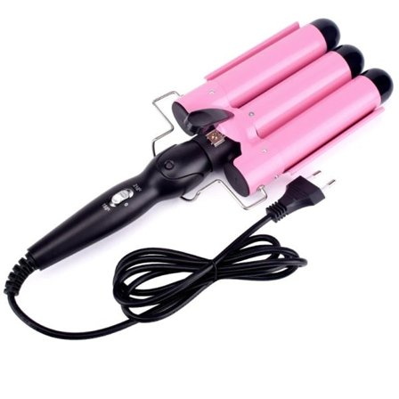 Professionel hår krølle jern keramik triple tønde hår krølle jern