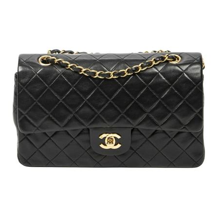 Chanel Vintage Pre-owned Shoulder Väska svart, Dam Vintage Väskor, Dam, Storlek: ONE SIZE