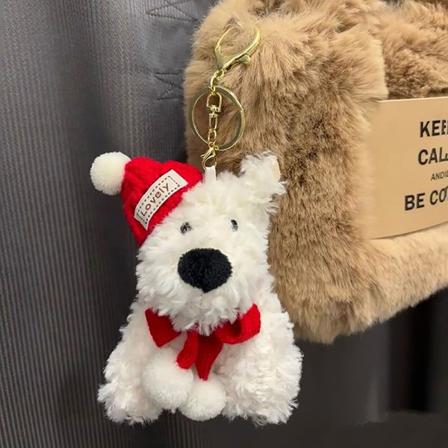 Kawali länsiylämaanterrieri Pehmo Puppy Doll Bag avaimenperät kynä A6