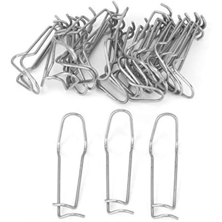 Plante Støttetråd Klips Fjederklips 30 stk Plante Støtte Fjederklips Rustfrit Stål Fastgørelses Klemme til Have Drivhus