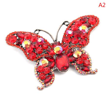 Rhinestones Butterfly Broscher Dam Accessoarer