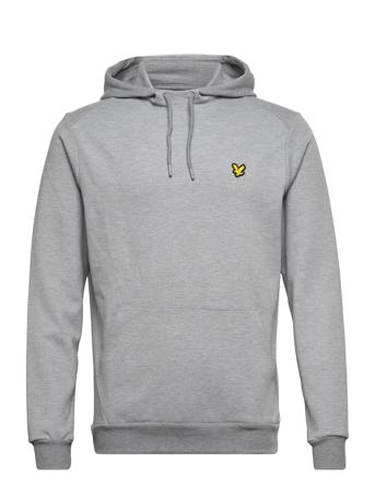 Oth Fly Fleece Hoodie Hoodie Grå Lyle & Scott Sport