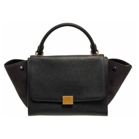 Celine Vintage, Pre-owned Handbag Zwart, Dames, Maat:ONE Size