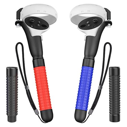 Extended Grip Handle VR Game Golf Accessories For Oculu Quest 2 Controller Playing Beat Sabre Golf
