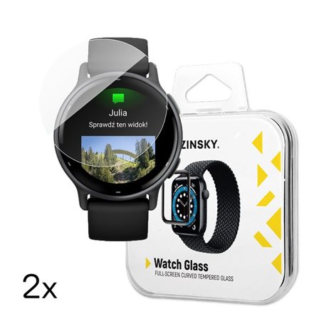 Wozinsky Fullt limt herdet glass for Garmin Vivoactive 5 (2 stk.)