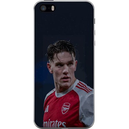 Kompatibelt Mobildeksel til Apple iPhone 5s Pastellregnbue med hvite stjerner og myk fargeovergang i drømmende himmeldesign