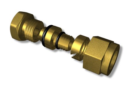 LK Systems 2417463 Koppling 16 mm x G15 Invändig gänga, Installation