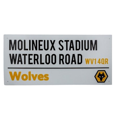 Wolverhampton Wanderers FC Molineux Stadium Crest Street Sign O