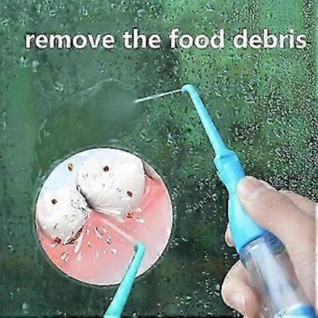 Ny portabel munsköljare Rengör Munnen Tvätta Tänderna Vatten Irrigation Manuell Vatten Tandtråd