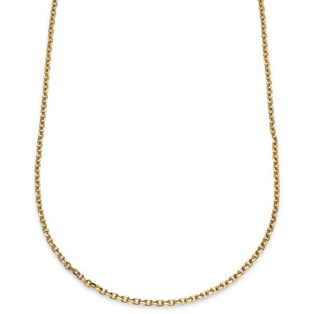 Essentials | Collar de cadena de cable dorado de 4 mm para hombres - Collares de cadena