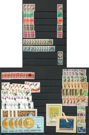 Albanien til 1998 - Dubletsamling i 1 indstiksbog