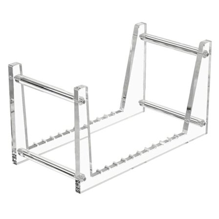 Klar Vinyl Plateholder for Skrivebord Albumlagring, Akryl Vinyl Plateholder Display 50 Lp